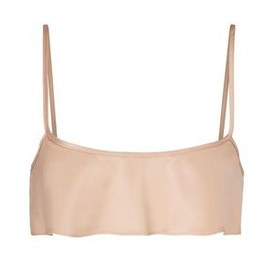 NWT SKIMS Woven Shine Cami Pink Sand Sizes M L